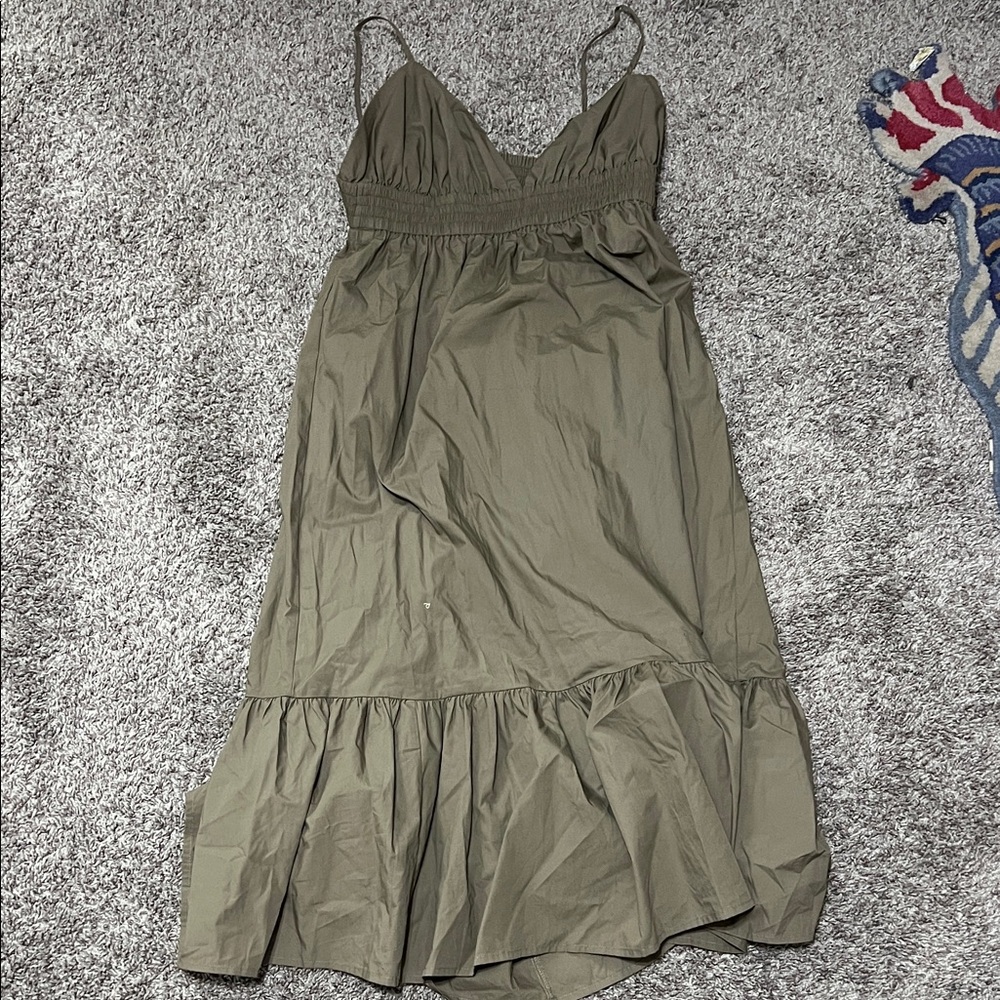 Banana Republic Olive Green Dress